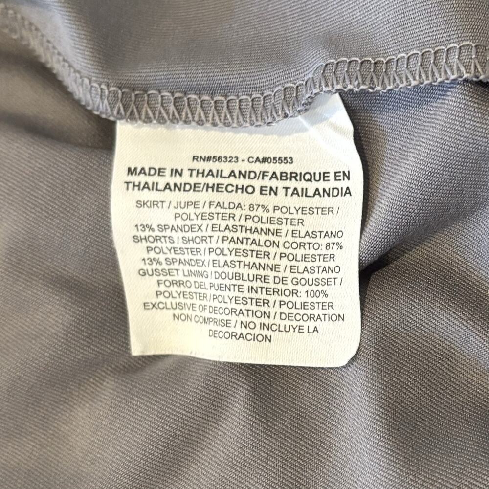 Nike Dri Fit Skort XS Gray Black Striped - Picture 8 of 10